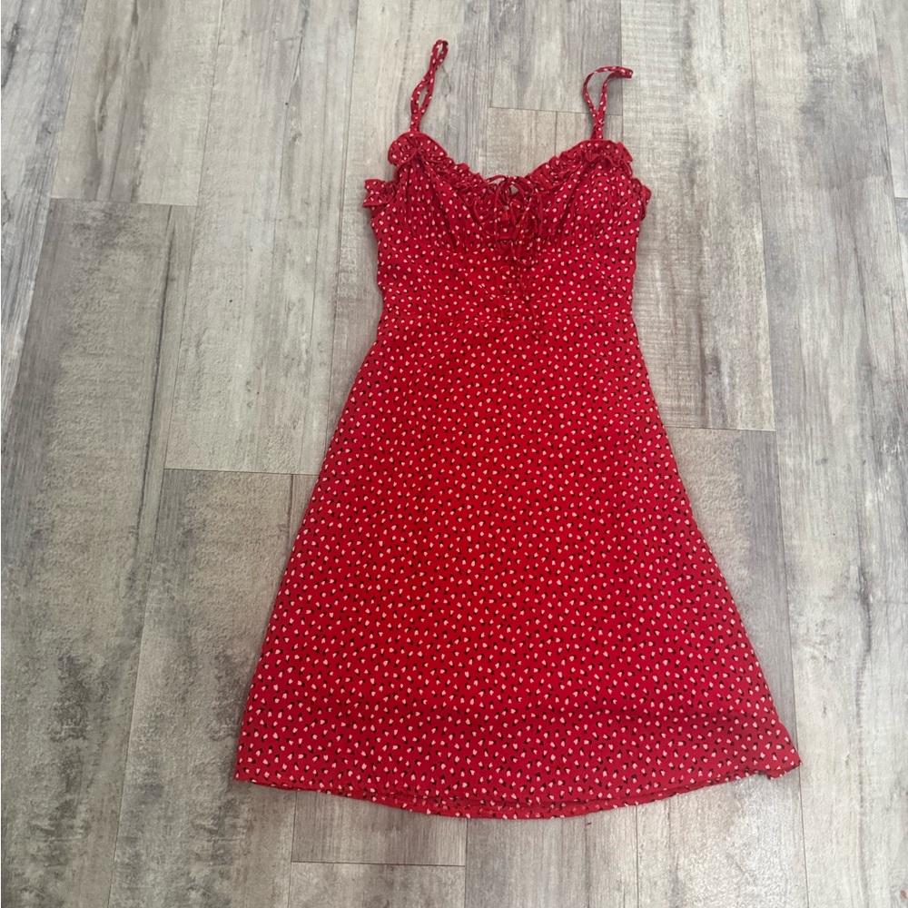 Red Polka Dot Women's Dress princess Polly brand